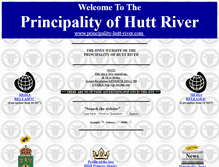 Tablet Screenshot of principality-hutt-river.org